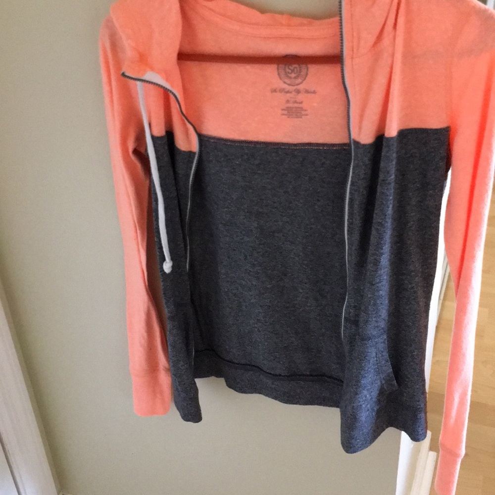 Thin zip up hoodie